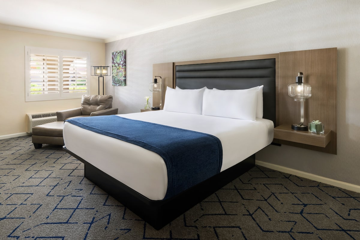 1 bedroom, hypo-allergenic bedding, in-room safe, desk