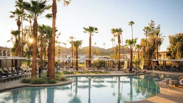 6 outdoor pools, a heated pool, cabanas (surcharge), pool umbrellas