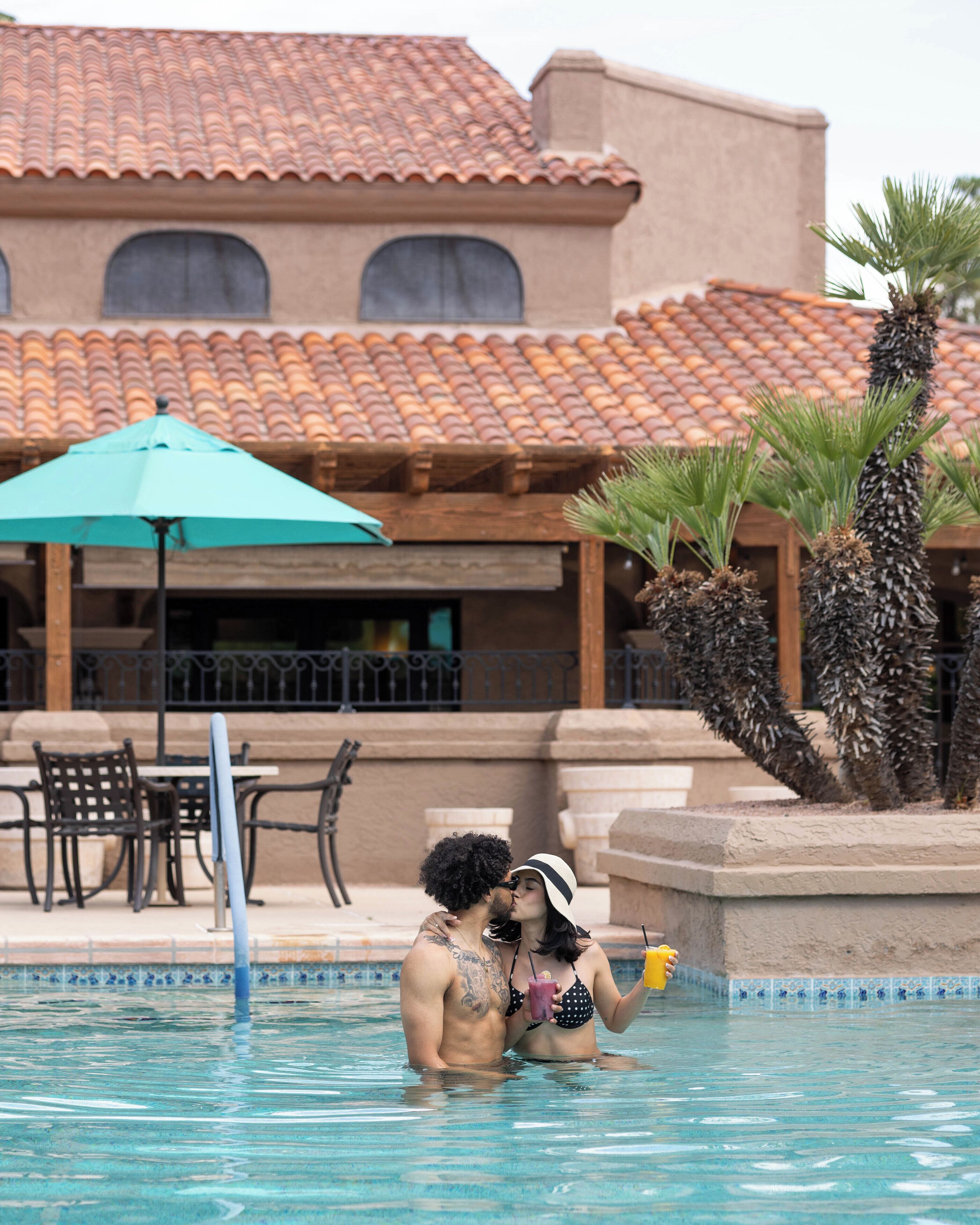 2 outdoor pools, a heated pool, pool cabanas (surcharge), pool umbrellas