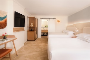 Room, 2 King Beds, Courtyard View | Frette Italian sheets, premium bedding, pillowtop beds, in-room safe