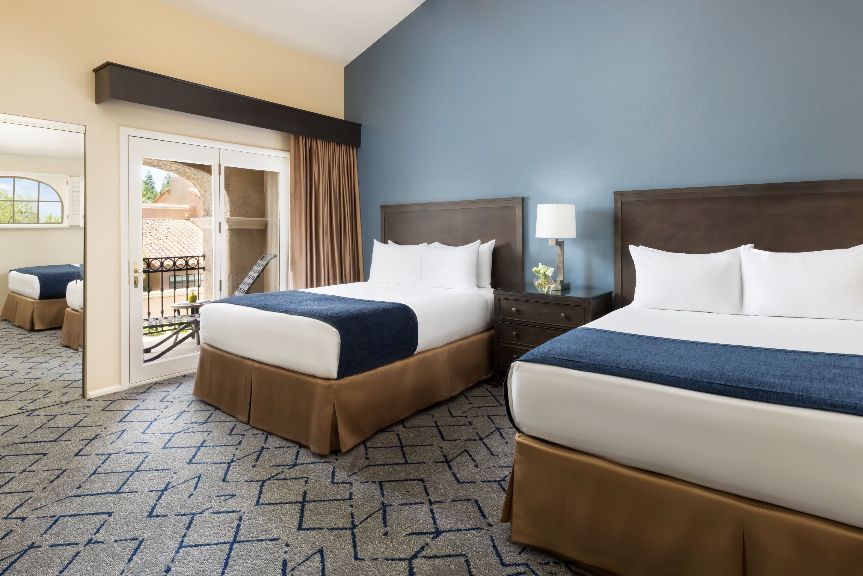 Frette Italian sheets, premium bedding, pillowtop beds, in-room safe