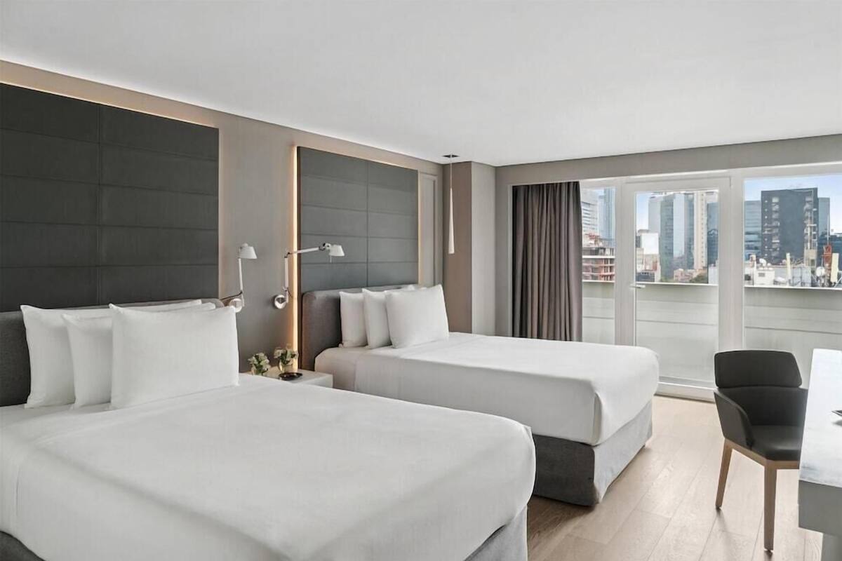 Premium bedding, minibar, in-room safe, desk