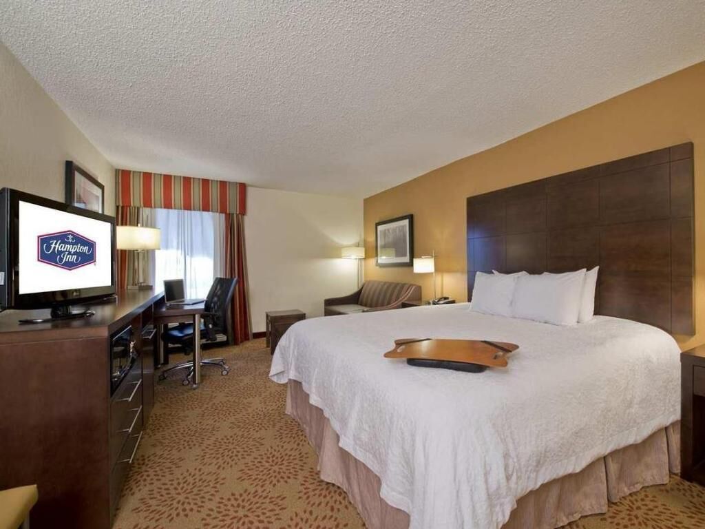 In-room safe, desk, laptop workspace, blackout curtains