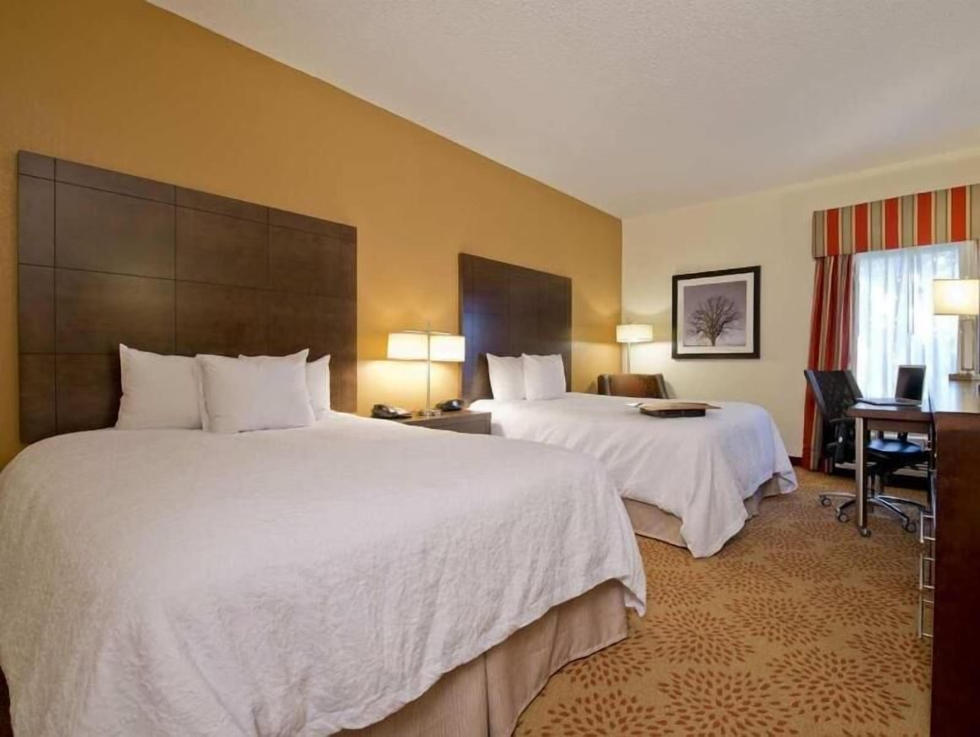 In-room safe, desk, laptop workspace, blackout curtains