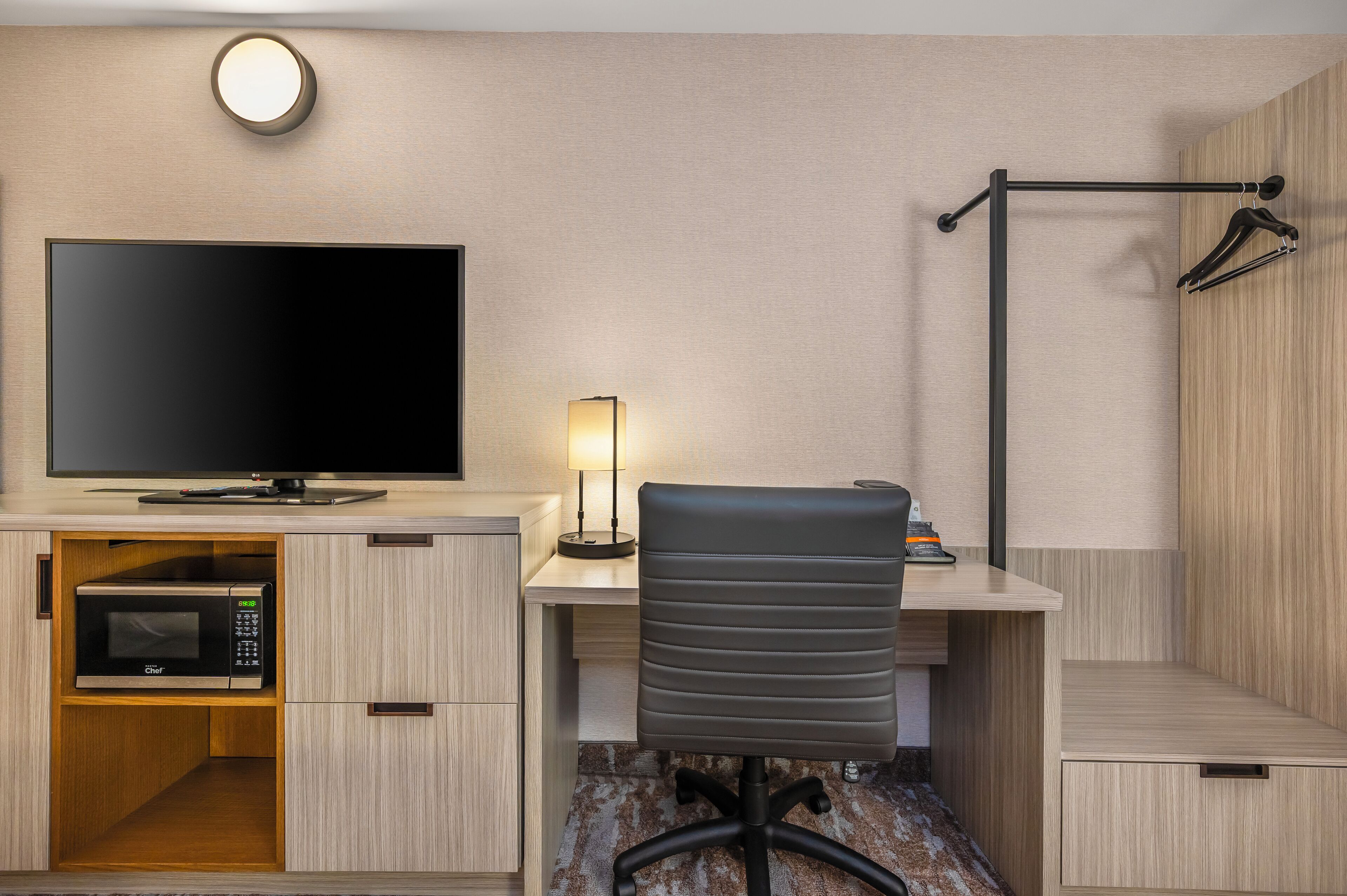 Room, 1 King Bed with Sofa bed, Non Smoking (Upgrade) | Premium bedding, desk, blackout drapes, iron/ironing board