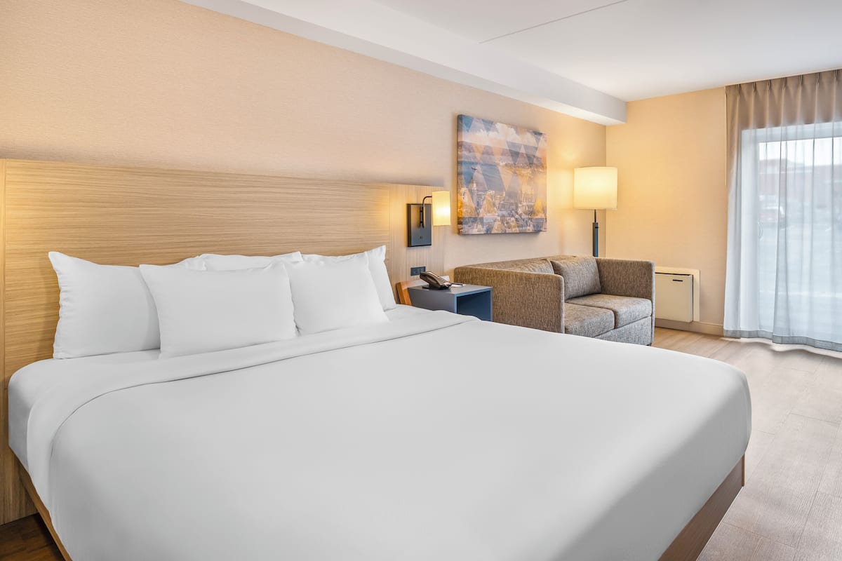 Deluxe Room, 1 King Bed with Sofa bed, Refrigerator & Microwave, Ground Floor