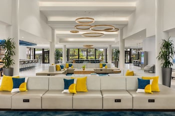 Hotel entrance and lobby at Delta Hotels by Marriott Orlando Celebration