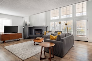 Appart'hôtel, 2 chambres, cuisine, vue montagne | Literie de qualité supérieure, surmatelas, décoration personnalisée