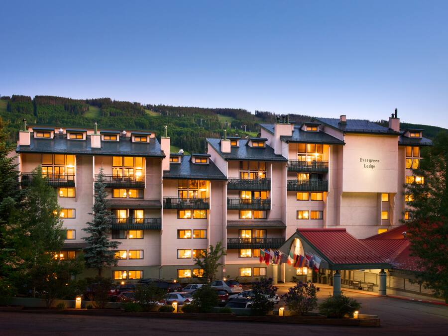 Front of property – evening/night