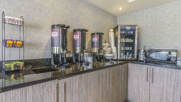 Free daily on-the-go breakfast