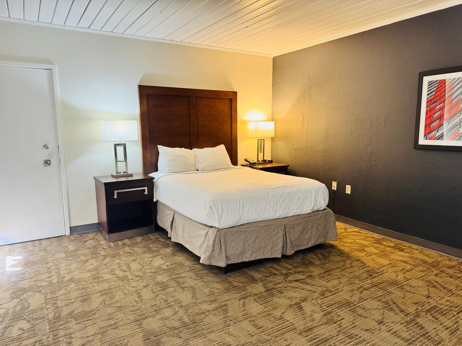 Deluxe Single Room, 1 Queen Bed, Non Smoking | Individually furnished, desk, blackout drapes, iron/ironing board