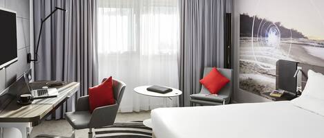 Literie hypoallergénique, minibar, coffres-forts dans les chambres