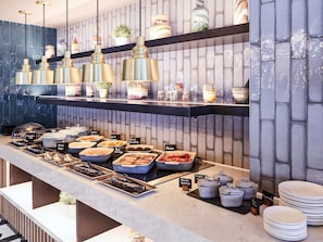 Daily full breakfast (GBP 18.95 per person)