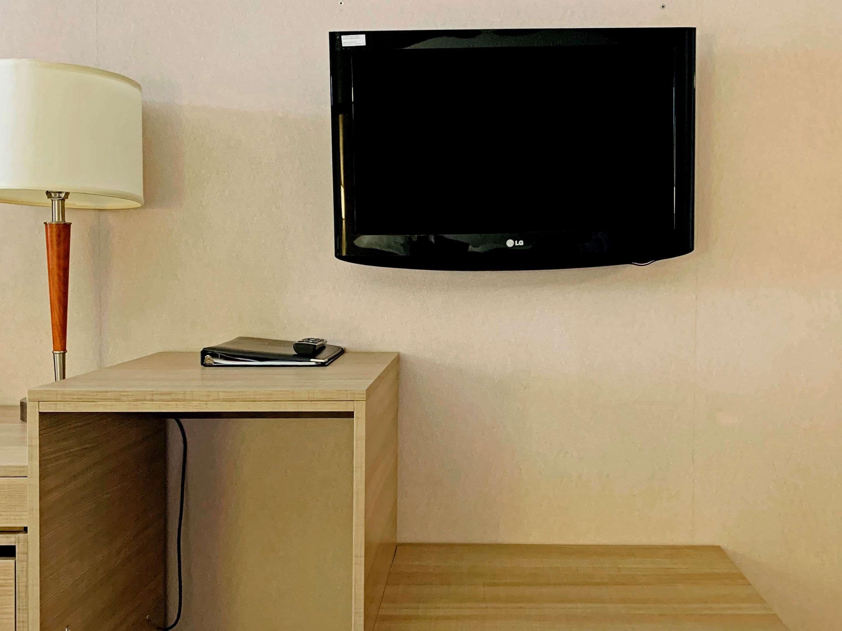 standard room, 2 double beds, second floor | desk, blackout curtains, soundproofing, iron/ironing board