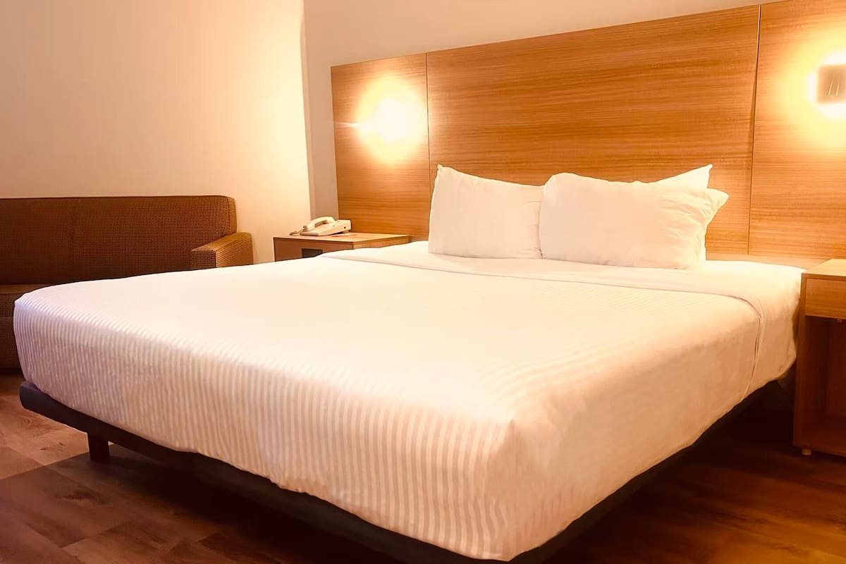Room, 1 King Bed, Non Smoking | Desk, blackout curtains, soundproofing, iron/ironing board