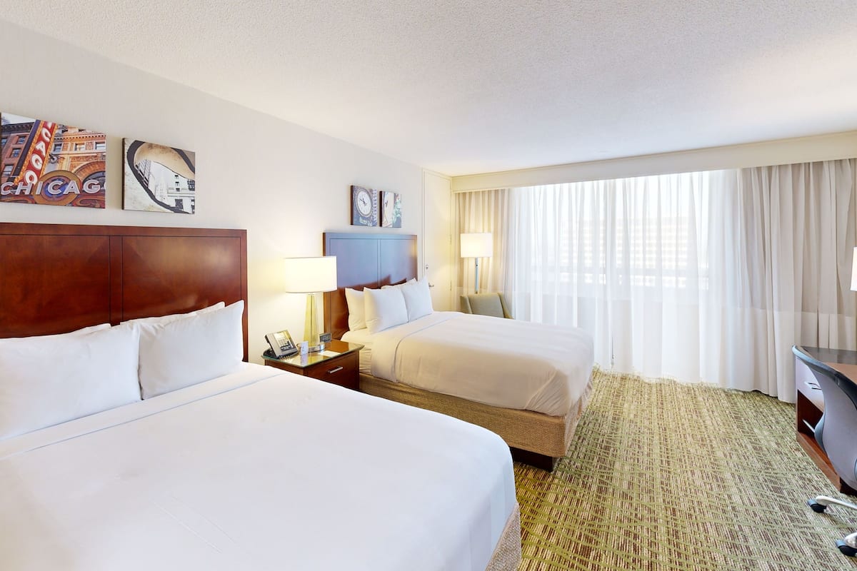 Pillowtop beds, in-room safe, desk, laptop workspace