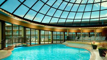 Indoor pool, outdoor pool