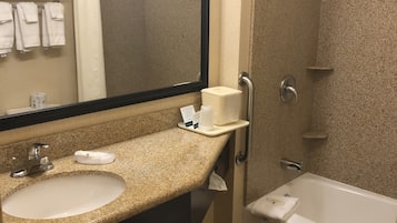 Free toiletries, hair dryer, towels