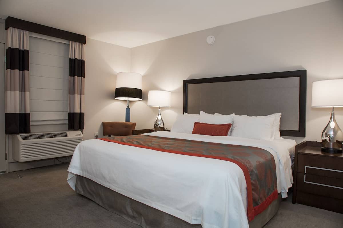 In-room safe, desk, blackout curtains, iron/ironing board