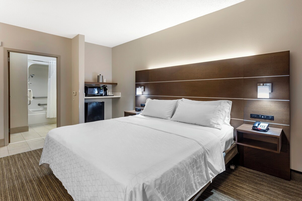 Standard Room, 1 King Bed, Accessible Bathtub (Communications) | 1 bedroom, in-room safe, blackout curtains, iron/ironing board