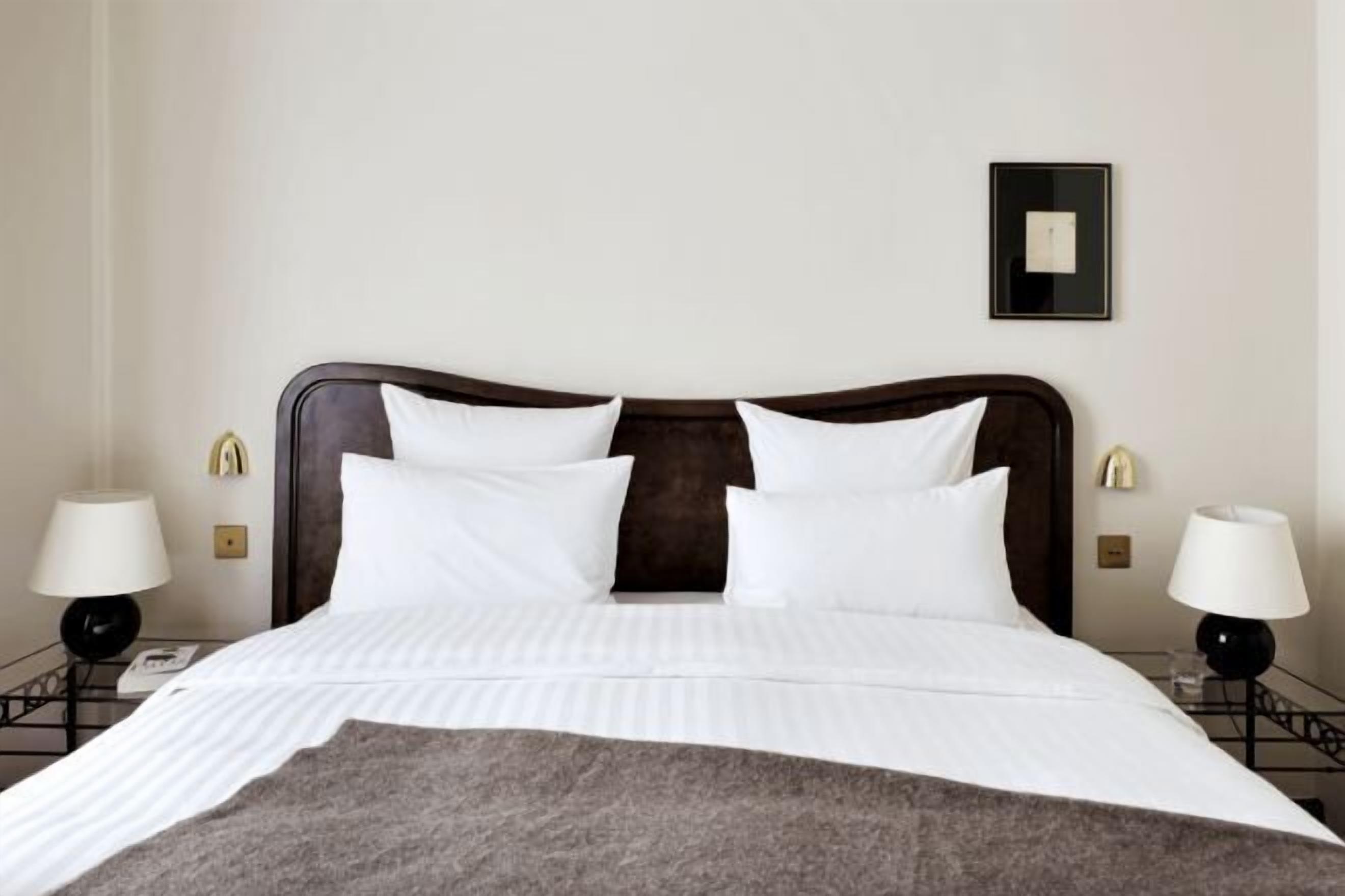 Premium bedding, memory-foam beds, minibar, in-room safe