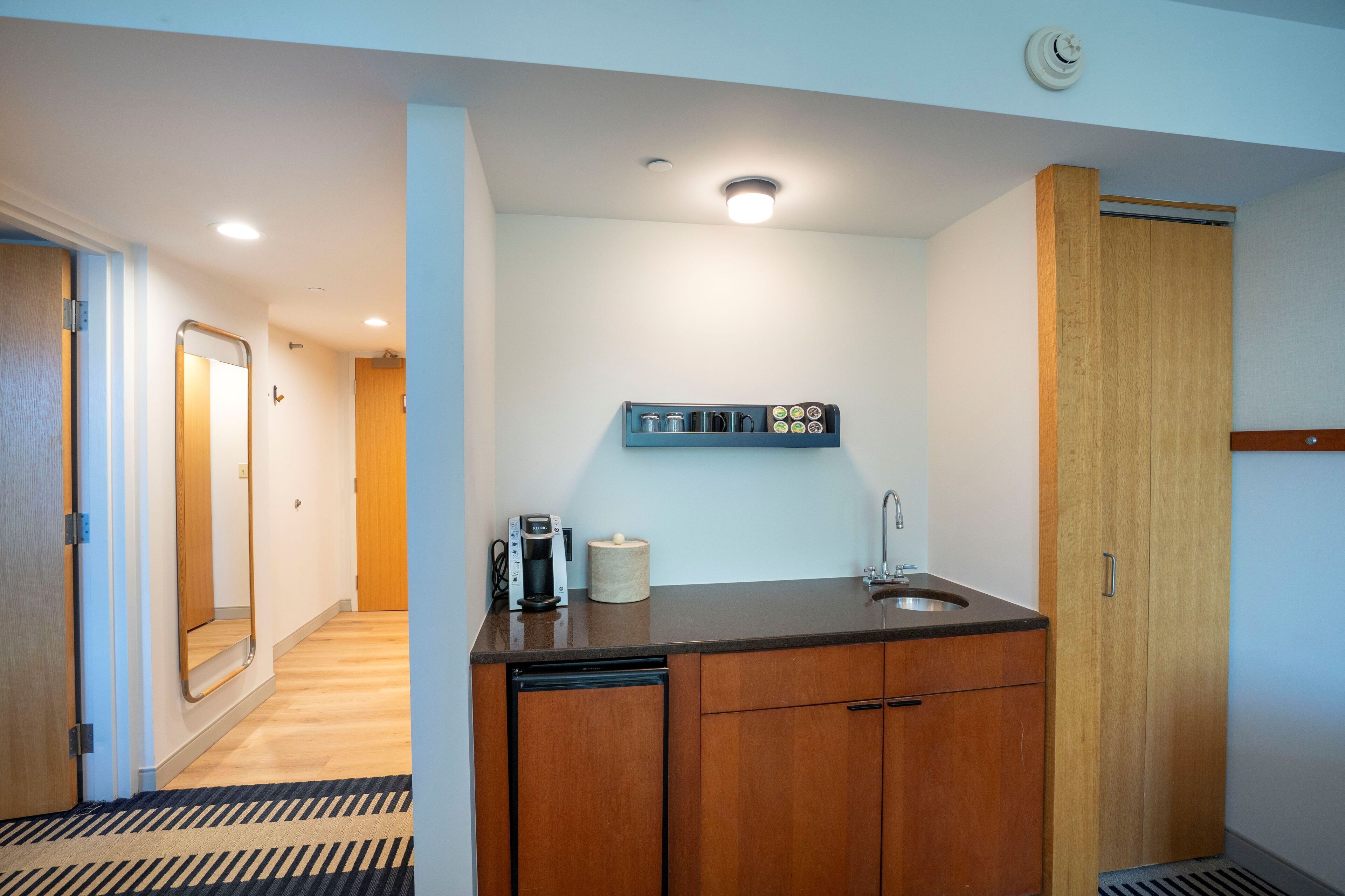 standard suite, 1 king bed with sofa bed | living area | 55-inch flat-screen tv with cable channels