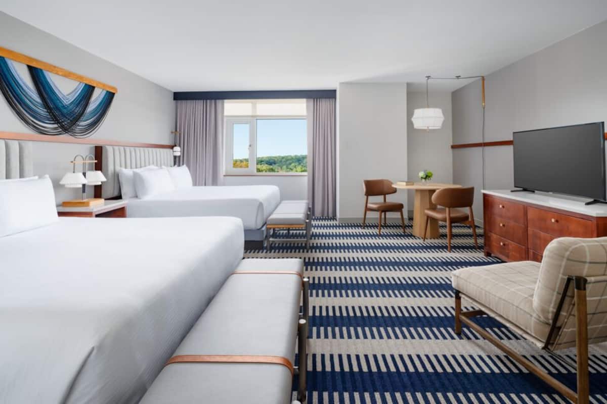 1 habitación y ropa de cama hipoalergénica