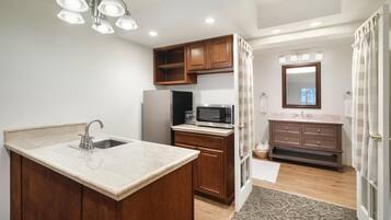 Standard Room, 2 Queen Beds, Non Smoking, Refrigerator & Microwave (Walk-in Shower;Larger Room) | Iron/ironing board, free WiFi, bed sheets