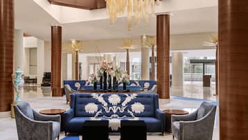 Sala de estar en el lobby