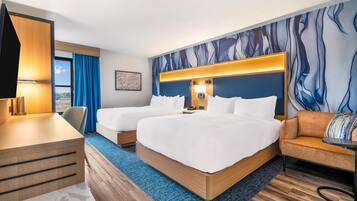 Standard Room, 2 Queen Beds | Premium bedding, desk, blackout drapes, iron/ironing board