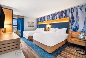 Standard Room, 2 Queen Beds | Premium bedding, desk, blackout drapes, iron/ironing board