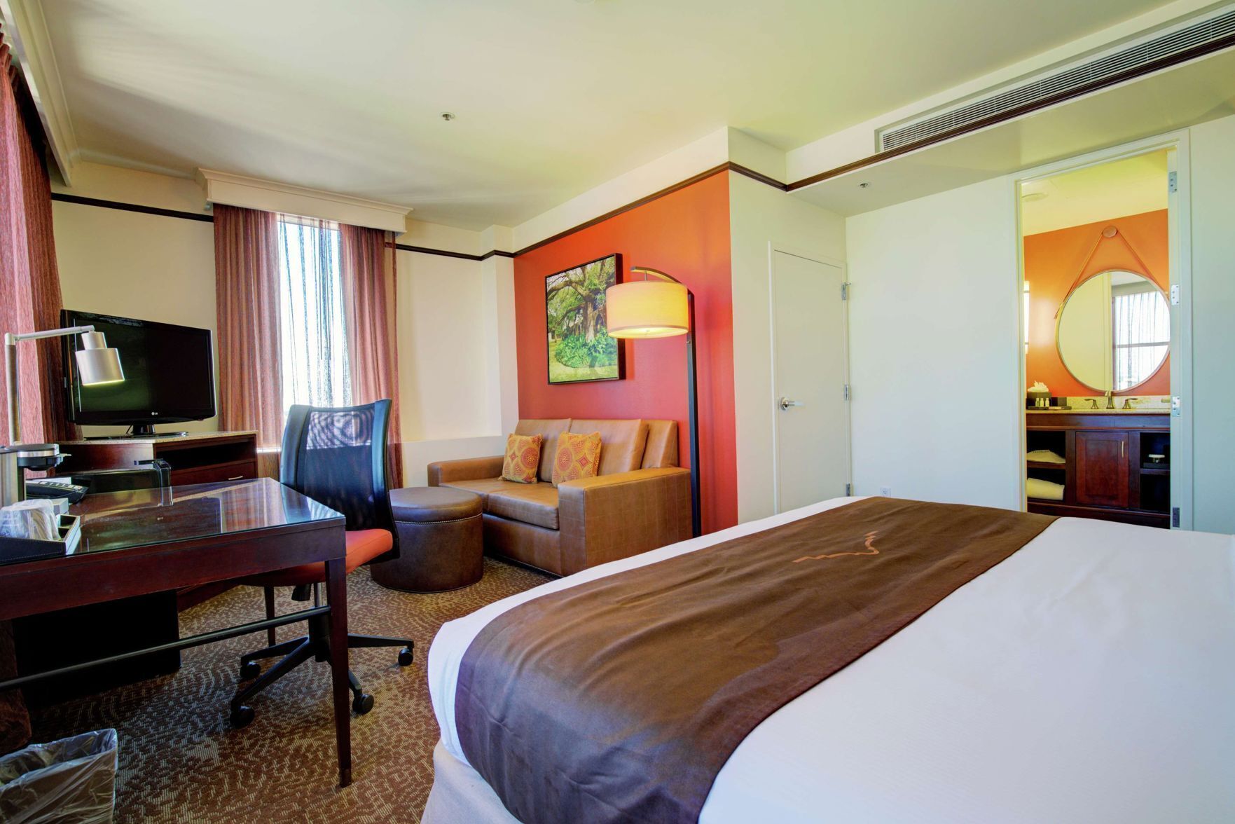 Premium bedding, down duvets, in-room safe, desk
