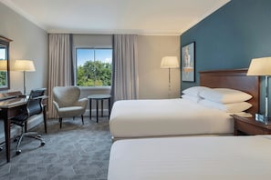 Family Room, 2 Queen Beds, Non Smoking | Premium bedding, in-room safe, desk, blackout curtains