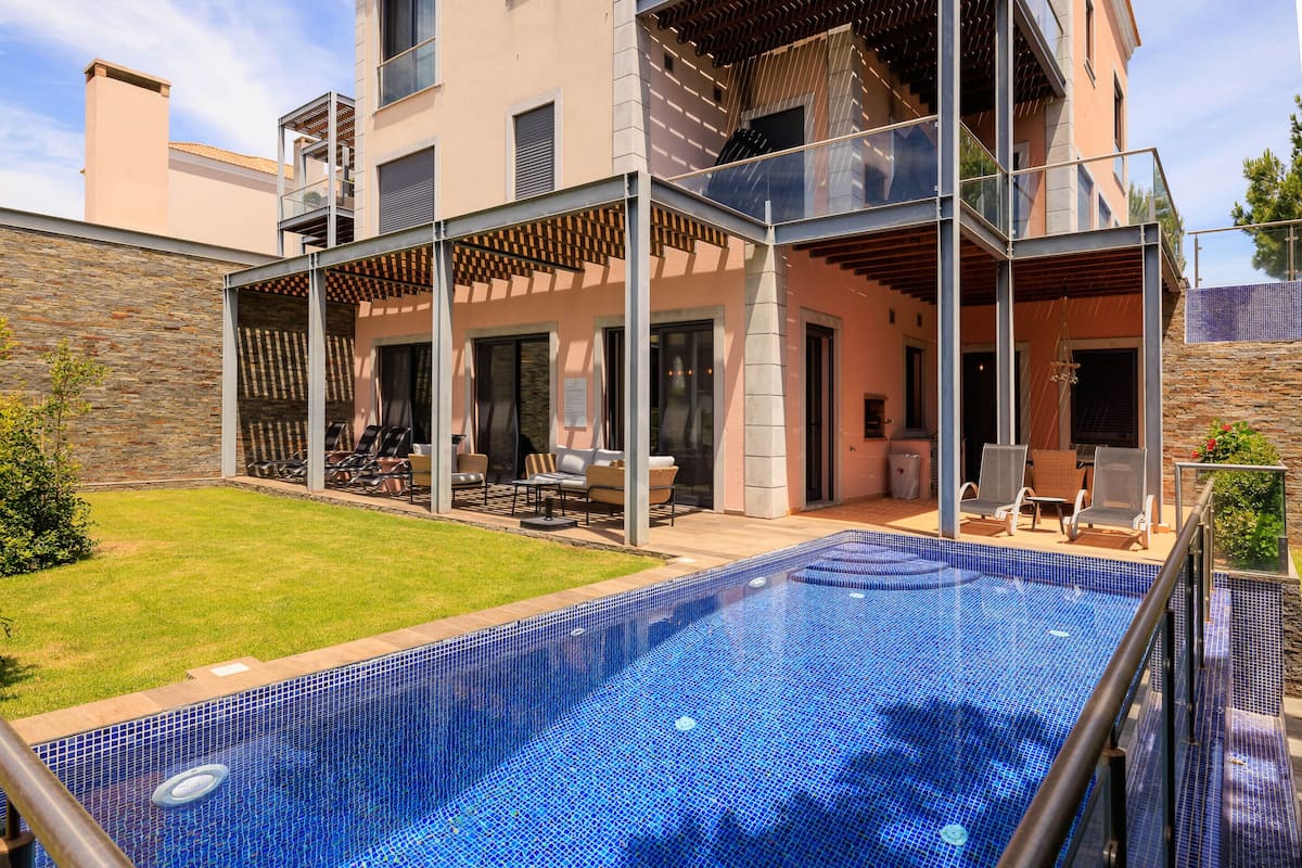 Appartement Deluxe, 3 chambres, piscine privée | Terrasse/Patio