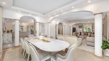 Premium Villa, 4 Bedrooms, Private Pool, Golf View | Laptop workspace, blackout curtains, iron/ironing board, free WiFi