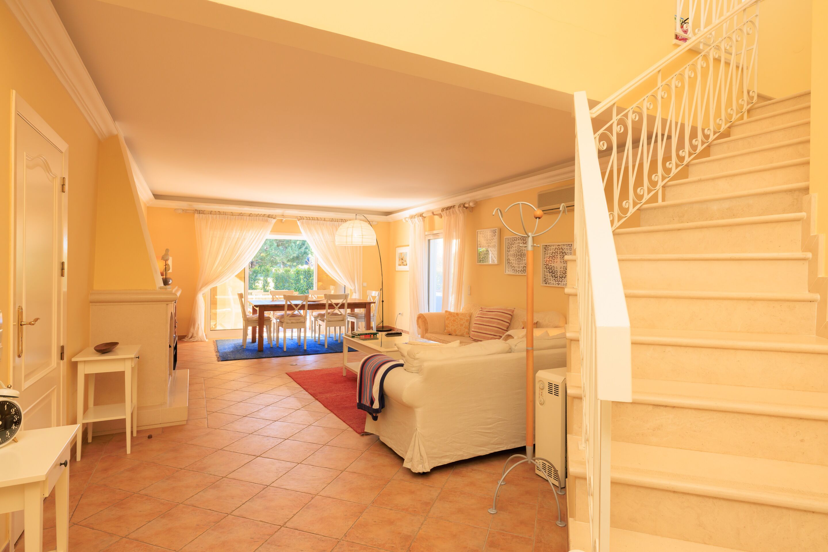 superior townhome, 3 bedrooms, private pool | living area | 40-inch flat-screen tv with digital channels