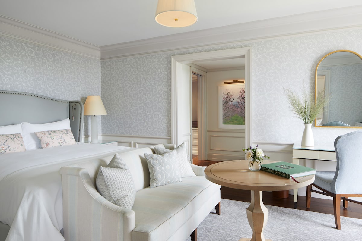 Premium bedding, down duvets, memory-foam beds, free minibar items