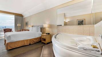 Executive Room, 1 King Bed, Non Smoking, Balcony | Premium bedding, desk, laptop workspace, blackout drapes