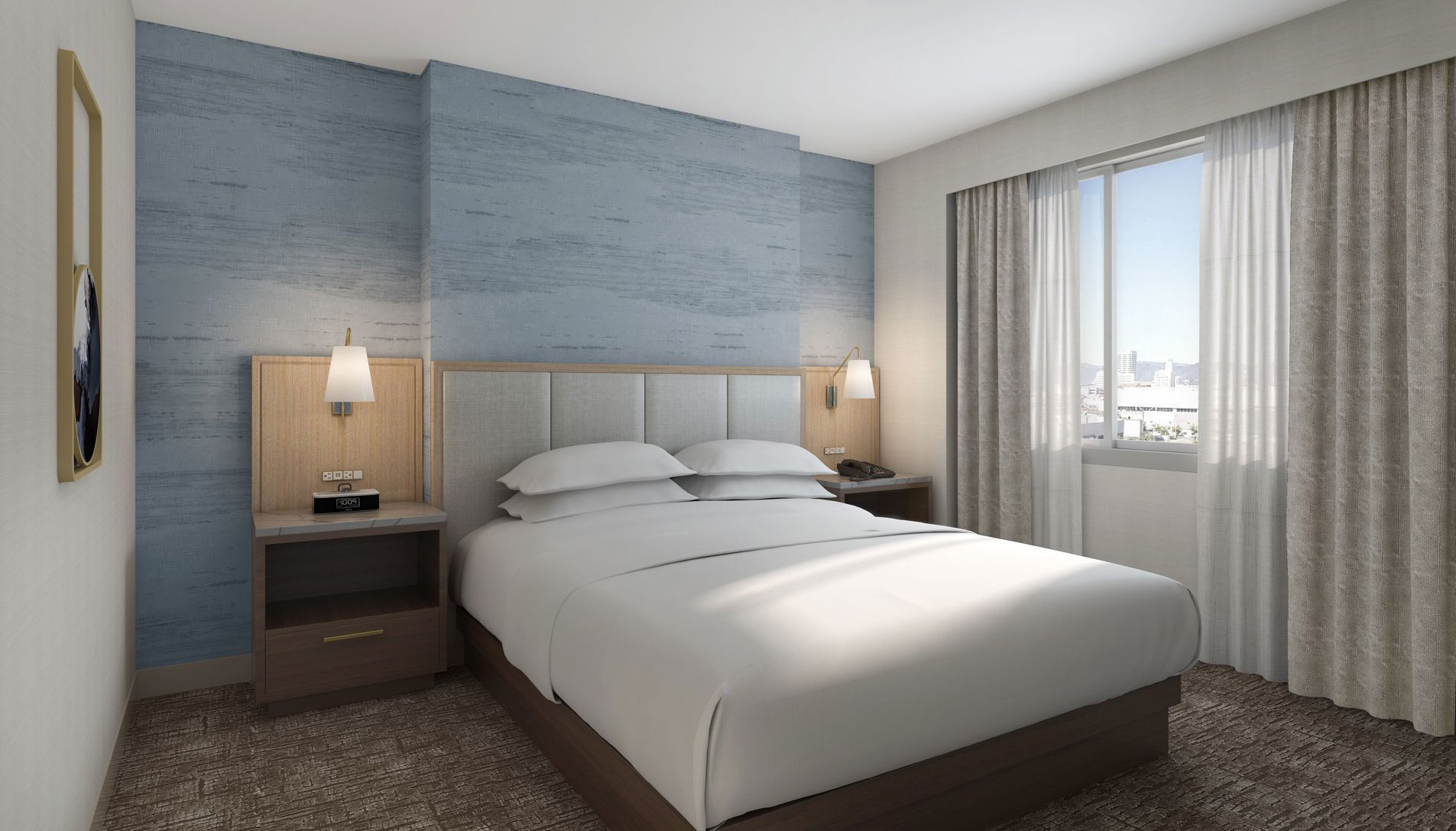 1 bedroom, premium bedding, in-room safe, desk