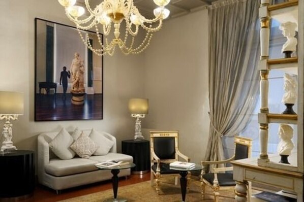 Lobby sitting area