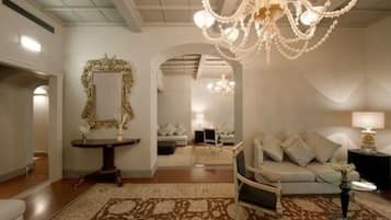 Coin salon dans le hall