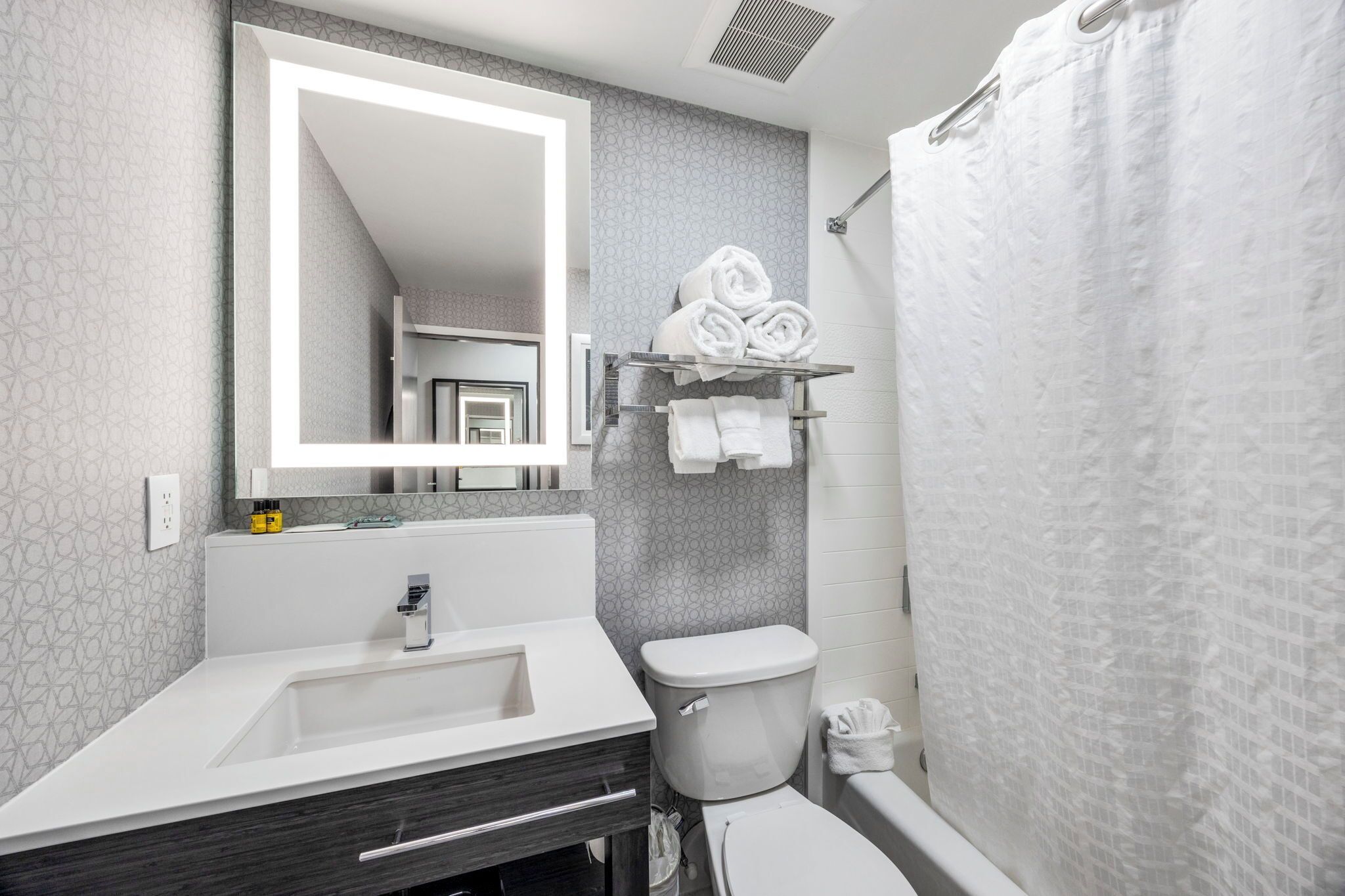 standard room, 2 queen beds, accessible, non smoking | bathroom sink