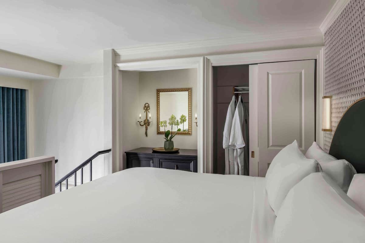 Premium bedding, down duvets, pillow-top beds, in-room safe