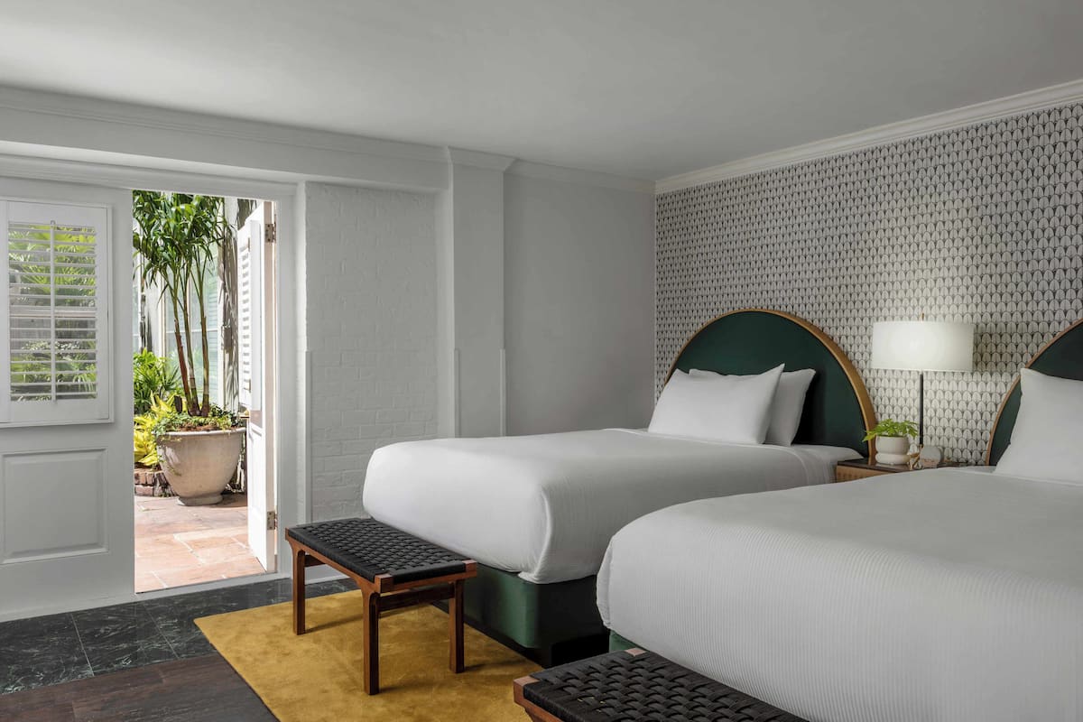 Premium bedding, down duvets, pillow-top beds, in-room safe