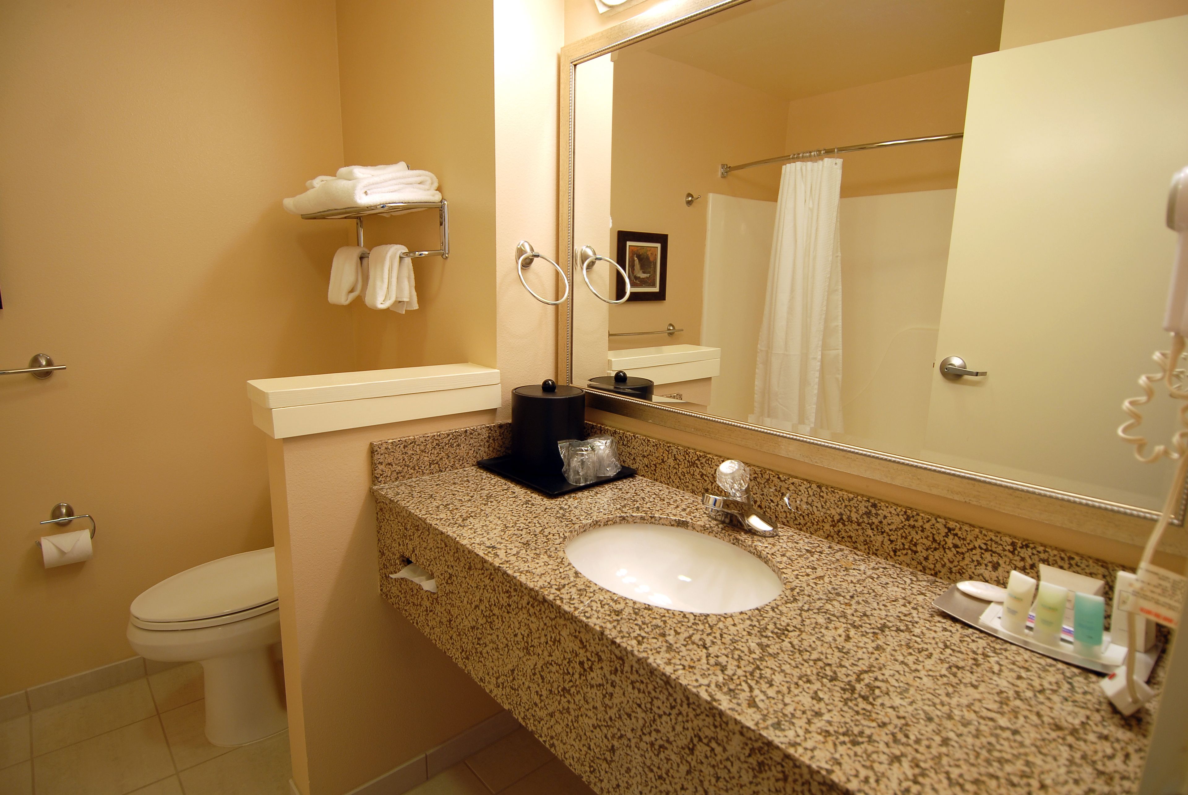 deluxe room, 2 queen beds | bathroom | combined shower/bathtub, free toiletries, hair dryer, bathrobes