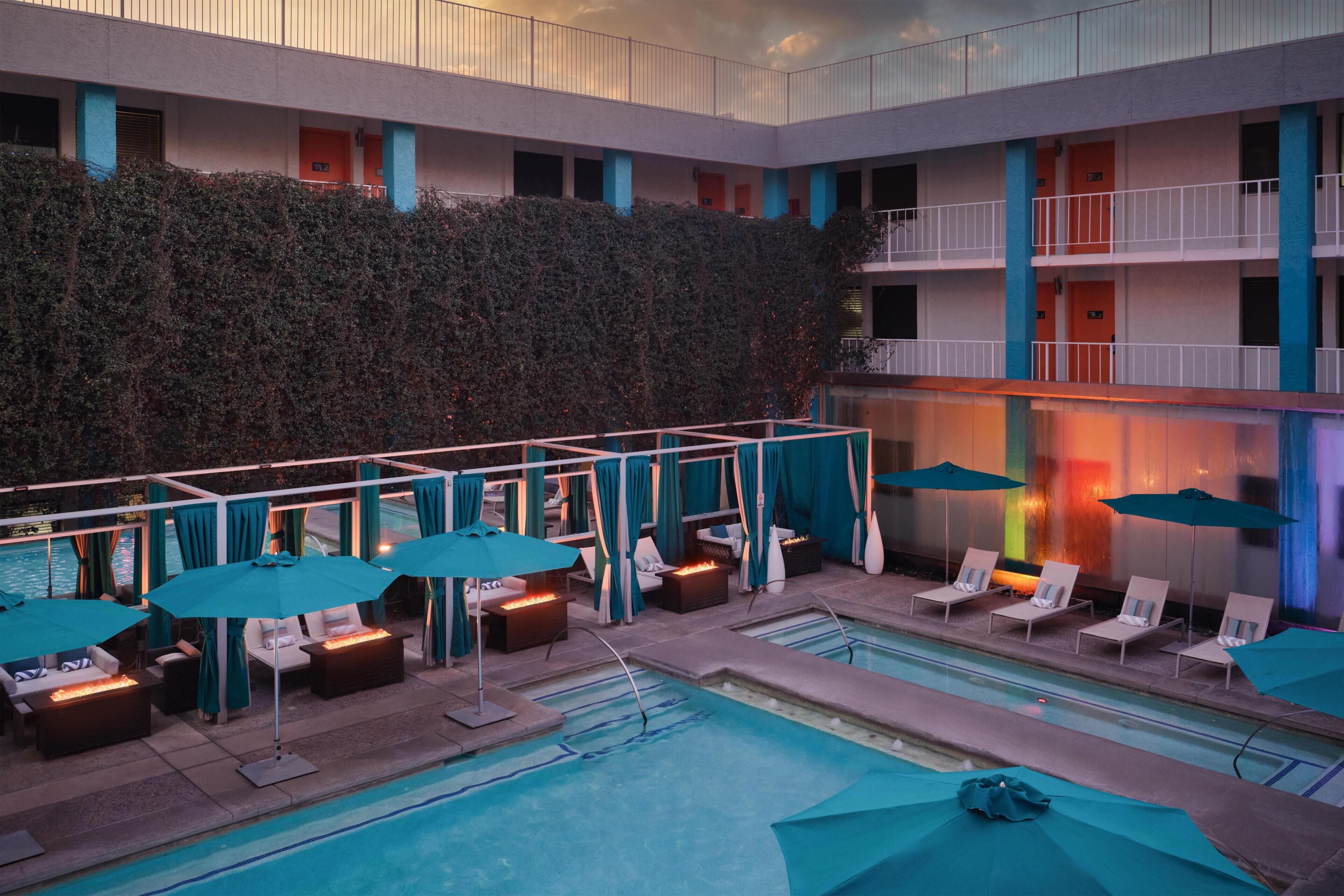 Outdoor pool, cabanas (surcharge)