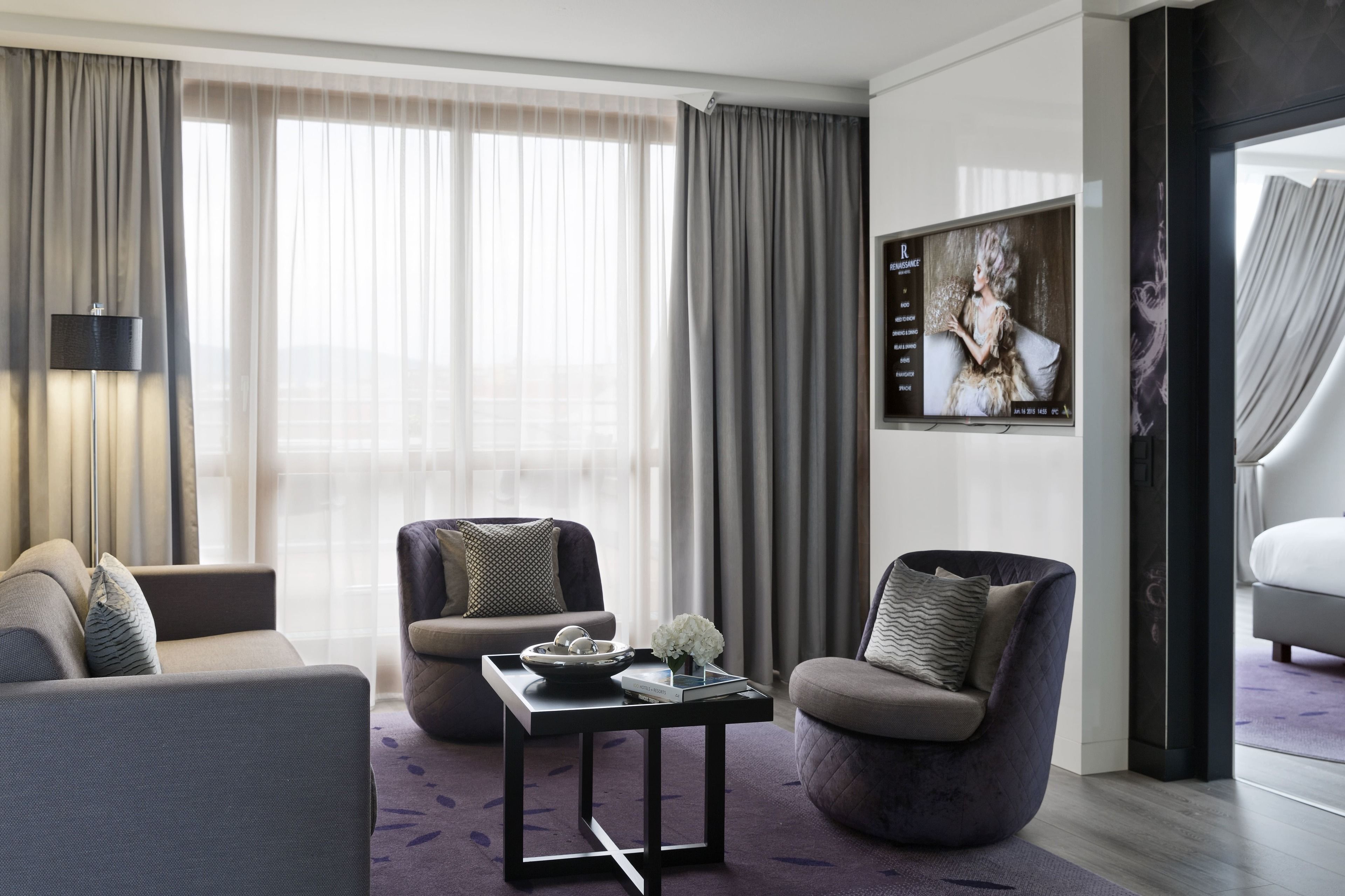 suite, 2 bedrooms | living area | lcd tv, pay films