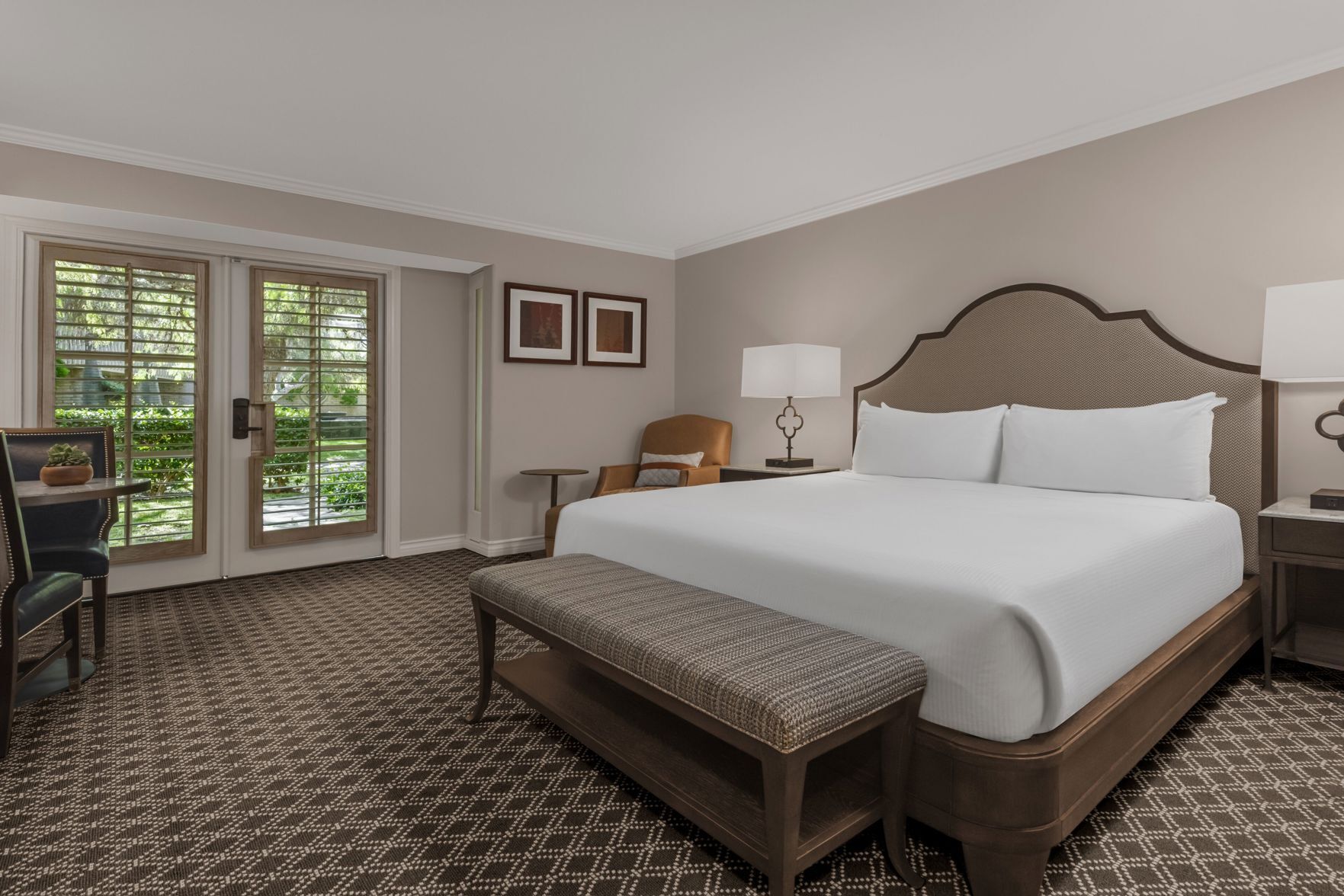 Hypo-allergenic bedding, in-room safe, desk, iron/ironing board