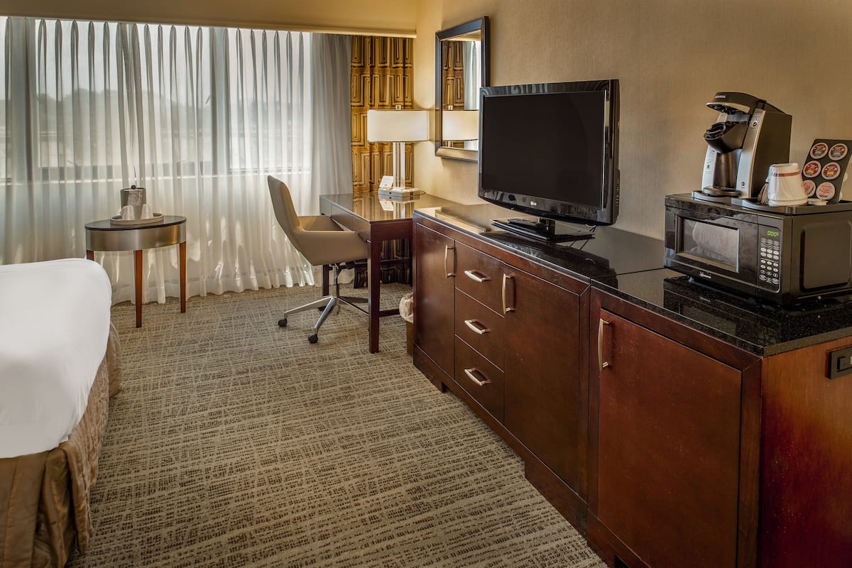 Pillow-top beds, in-room safe, desk, laptop workspace