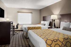 Room, 2 Queen Beds, Non Smoking | In-room safe, desk, blackout drapes, soundproofing